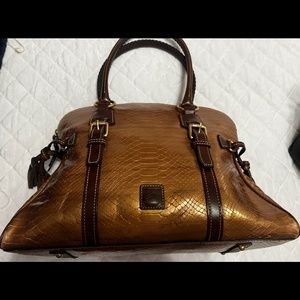 Dooney & Bourke Gold Satchel